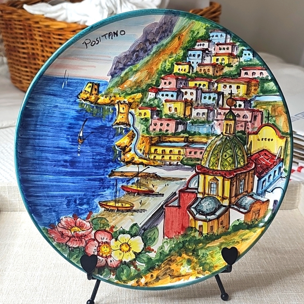 Positano Hand-Painted Ceramic Plate